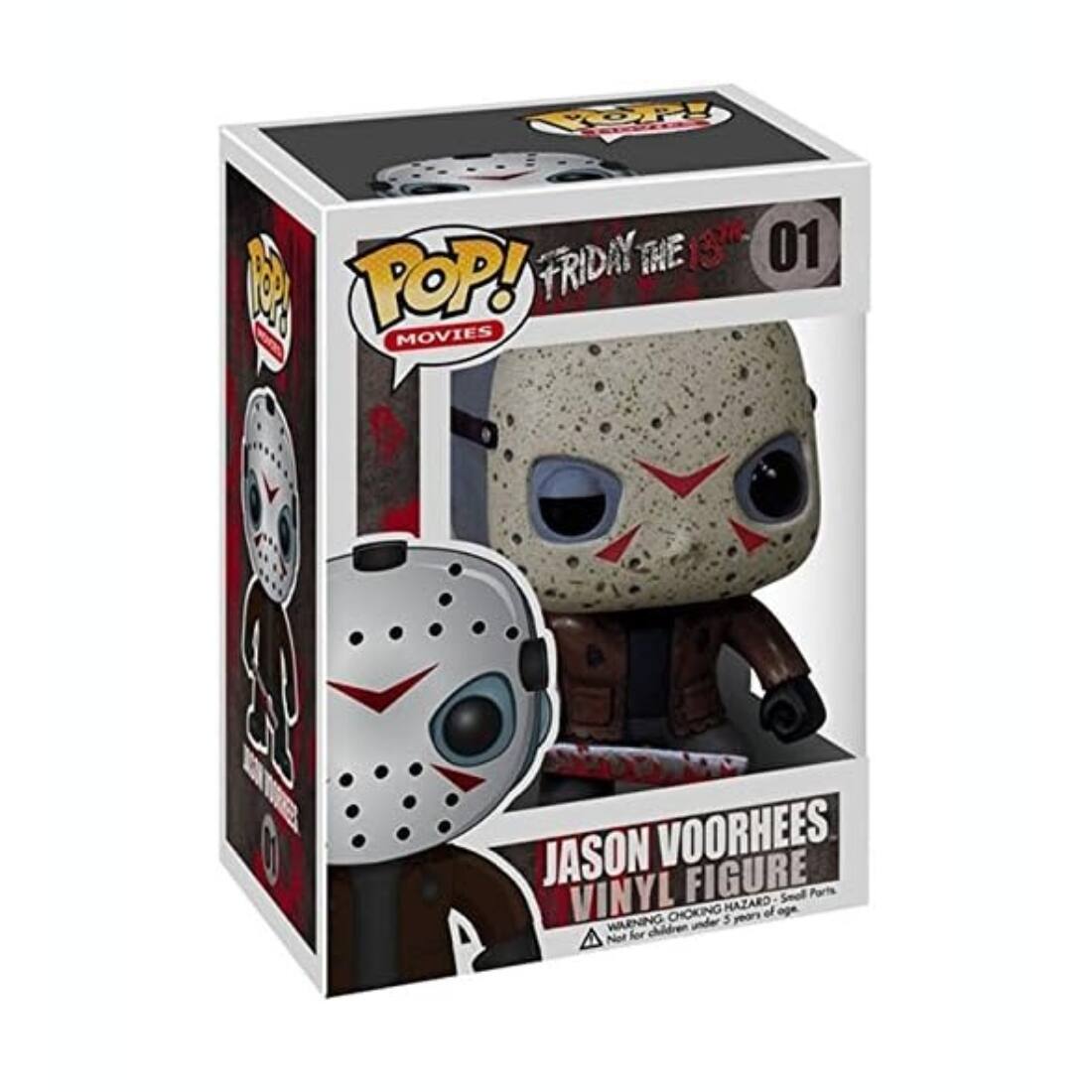 POP! MOVIES FRIDAY THE 13TH 01 JASON VOORHEES VINYL FIGURE CHOKING HAZARD - Small Parts. Not for children under 5 years of age.