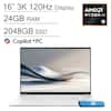 16" 3K 120Hz Display
AMD Ryzen AI 9
24GB RAM
2048GB SSD
Copilot+PC
ASUS Zenbook