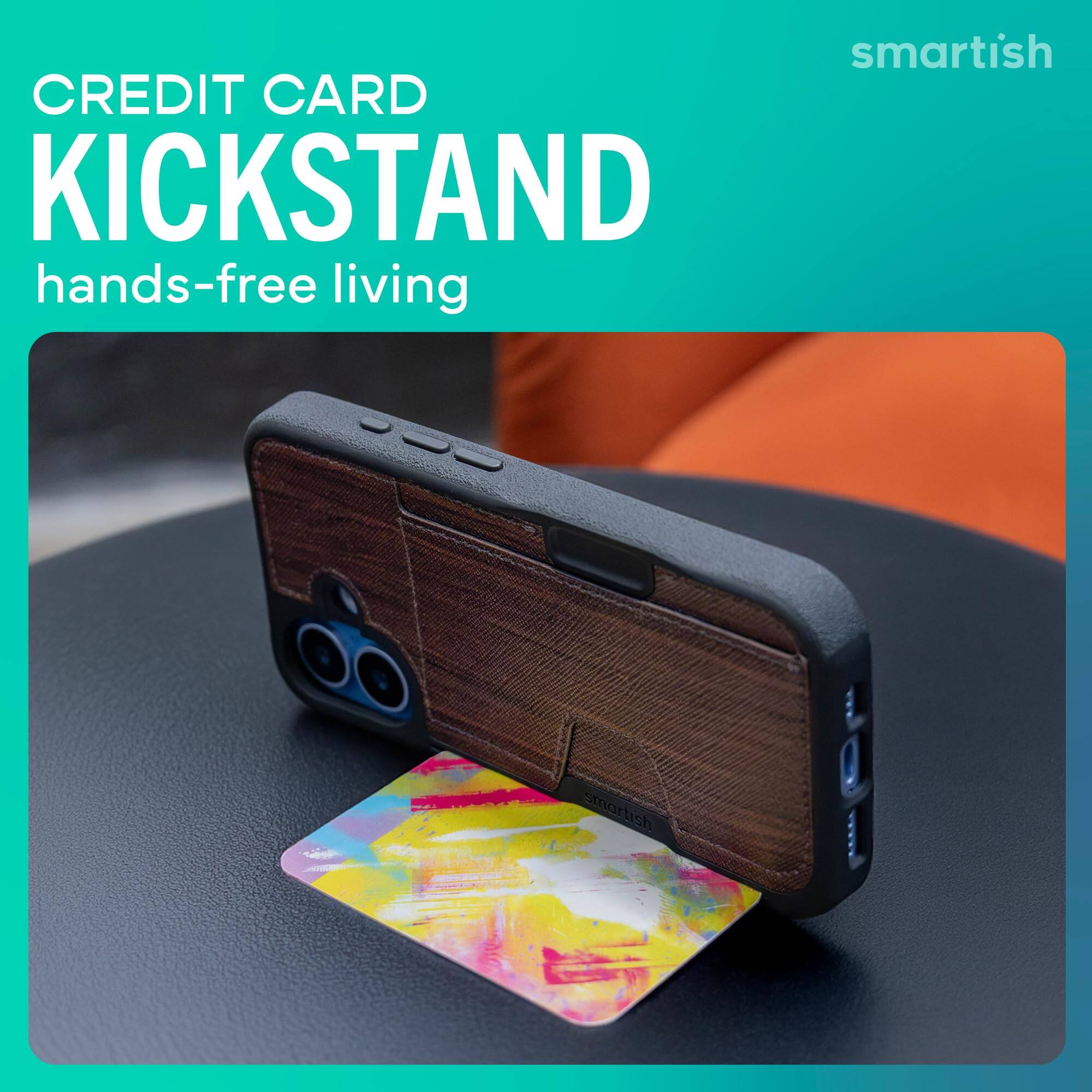 smartish  
CREDIT CARD KICKSTAND  
hands-free living