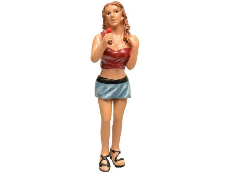Alt View 1. American Diorama - Look Out Girl Monica Figure For 1:24 Scale Diecast Car Models by American Diorama.