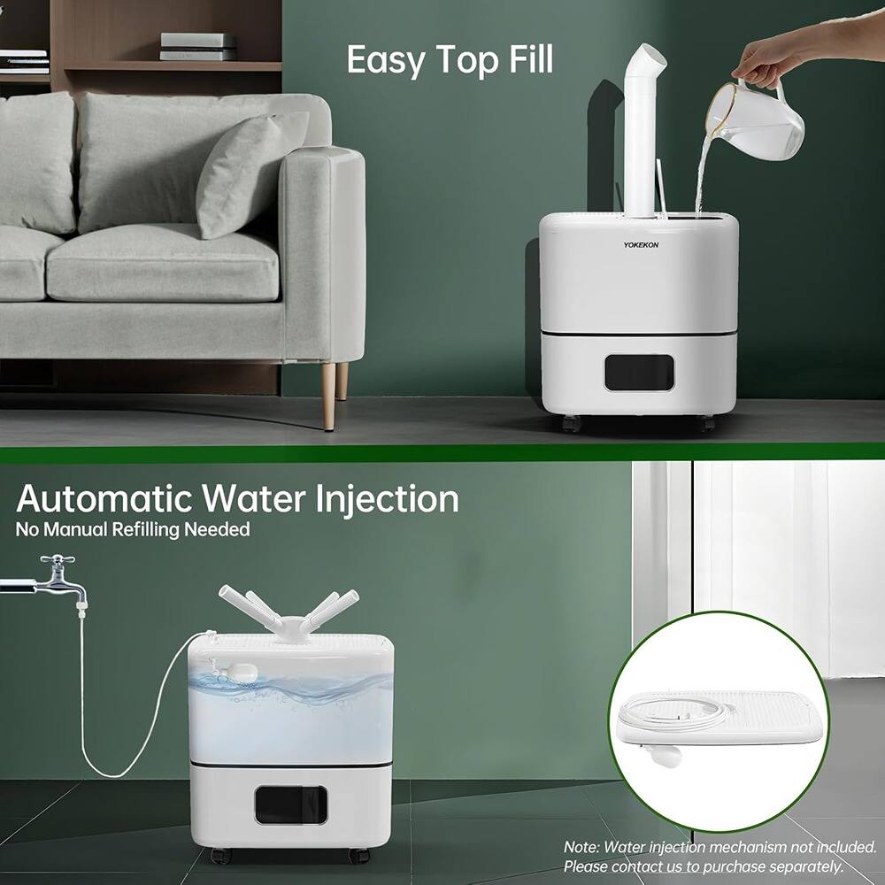 Easy Top Fill

Automatic Water Injection  
No Manual Refilling Needed

Note: Water injection mechanism not included. Please contact us to purchase separately.