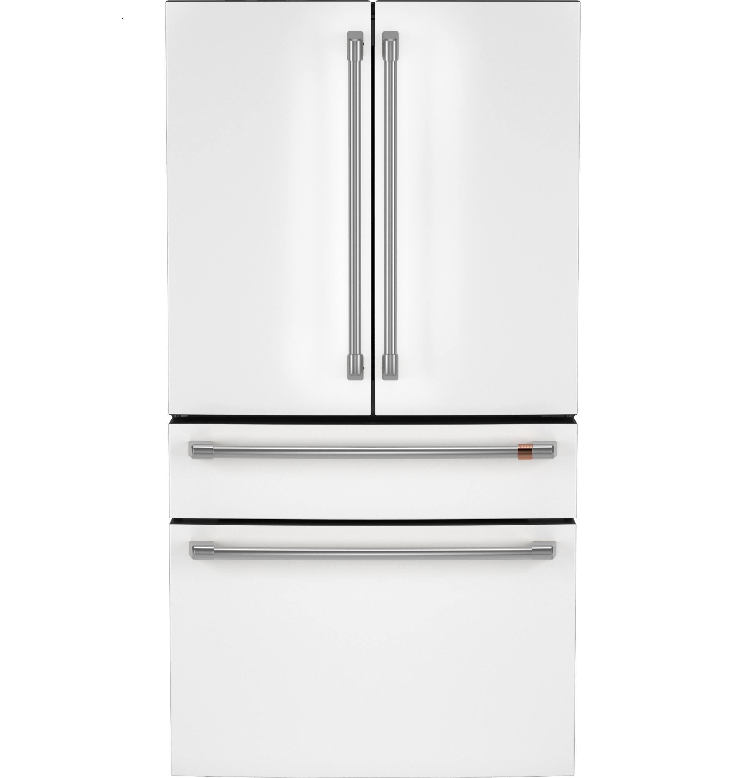 Alt View 38. Café - 23.2 Cu. Ft. 4-Door French Door Counter-Depth Smart Refrigerator with Dual Dispense AutoFill Pitcher - Matte White.