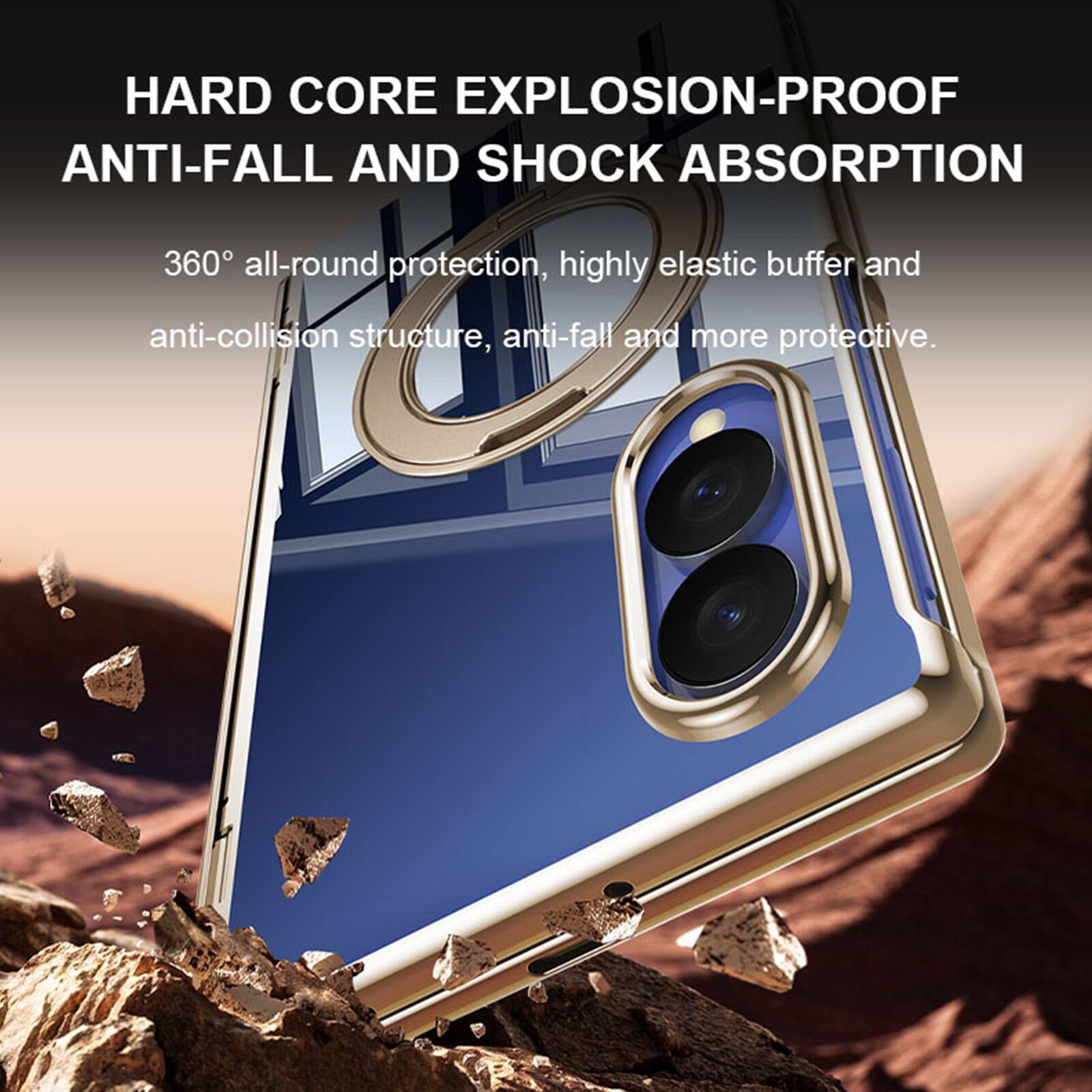 HARD CORE EXPLOSION-PROOF ANTI-FALL AND SHOCK ABSORPTION

360° all-round protection, highly elastic buffer and anti-collision structure, anti-fall and more protective.