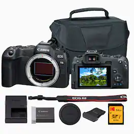 Canon - EOS R8 Mirrorless Camera with Cropping Guide Firmware Bundle