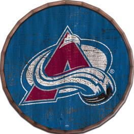 Fan Creations - Colorado Avalanche 24" Cracked Color Barrel Top Sign - Multicolor