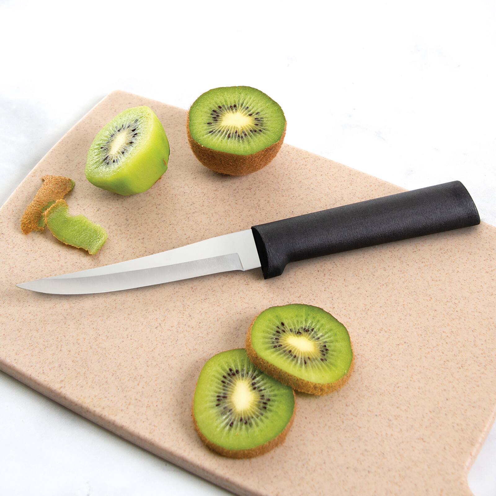 Alt View 1. Rada - Cutlery 4.375-Inch Super Parer Set of 2, Black Handles & Quick Edge Knife Sharpener - Black.