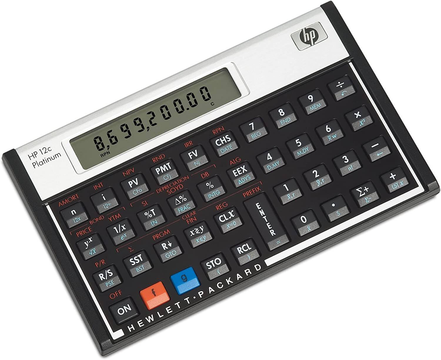 hp 9 MEM 8 x 12c 8,699,200.00 RPN 9 2 IRR FV RPN CHS DATE 7 BEG END 5 M.DY 6 xw x - - HP Platinum RND ALG 4 3 N 1 D.MY PMT EEX ! NPV CF DB 2 + PV DEPRECIATION ADYS 9.r LSTX X INT SOYD % 1 i CFo INTG PREFIX x,r + AMORT SI 4% - 12 FRAC REG n %T CLEAR S 12x BOND MTY IN FIN CLX ENTER 0 1/x x=0 PRICE ex PRGM xzy yx Xsy I 1 R+ RCL T GTO SST ) P/R BST STO f R/S PSE OFF f ON HEWLETT