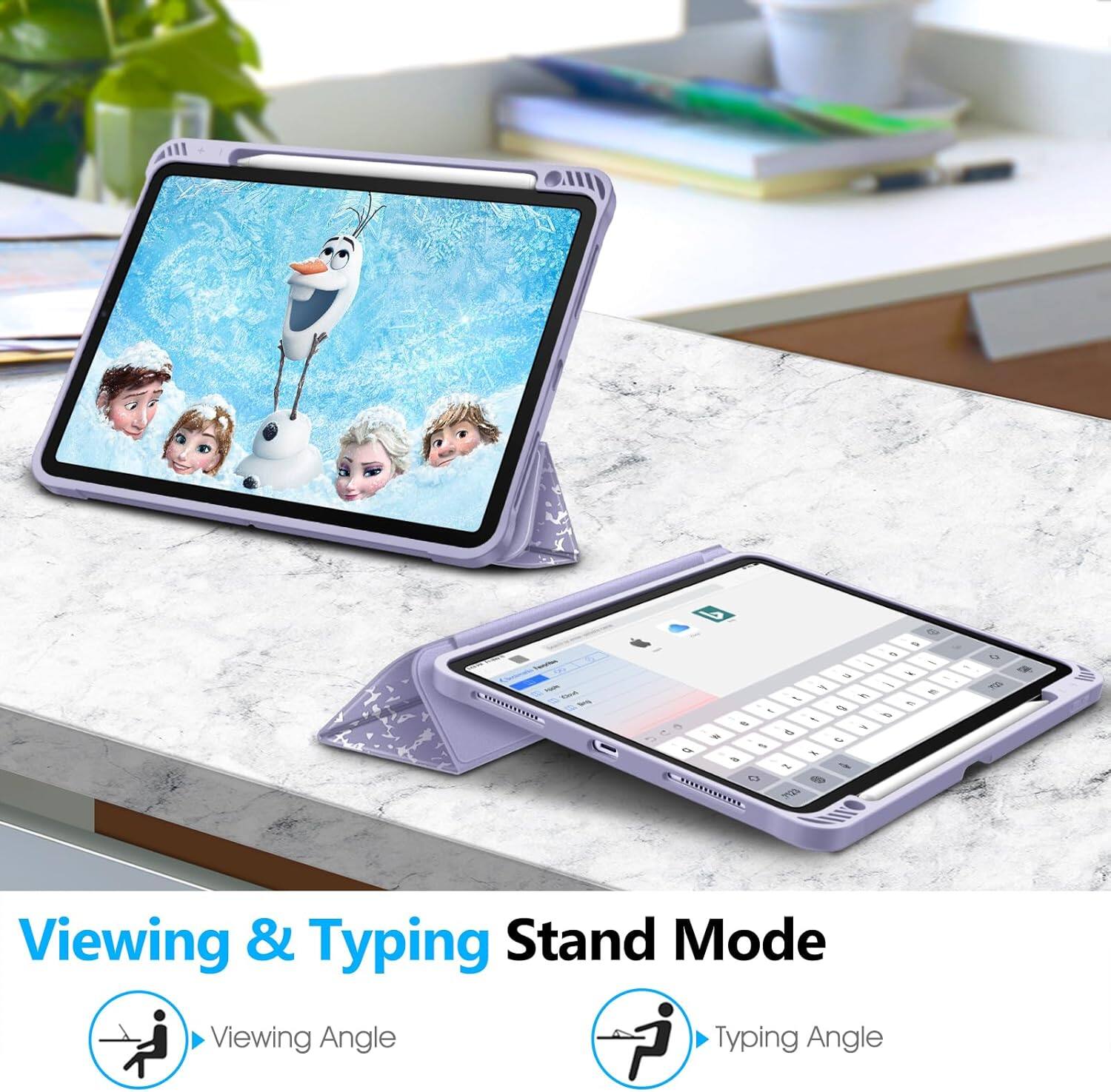 Viewing & Typing Stand Mode

- Viewing Angle
- Typing Angle