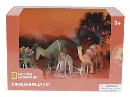 National Geographic 4 Dinosaur Figurines NG