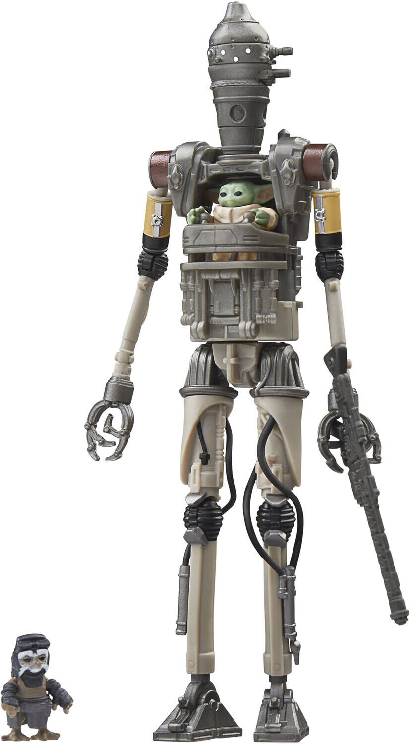 Hasbro - Collectibles - Star Wars - Vintage Collection - IG-12, Grogu & Anzellan Deluxe Action Figure Set - COLLECTABLES - Multicolor