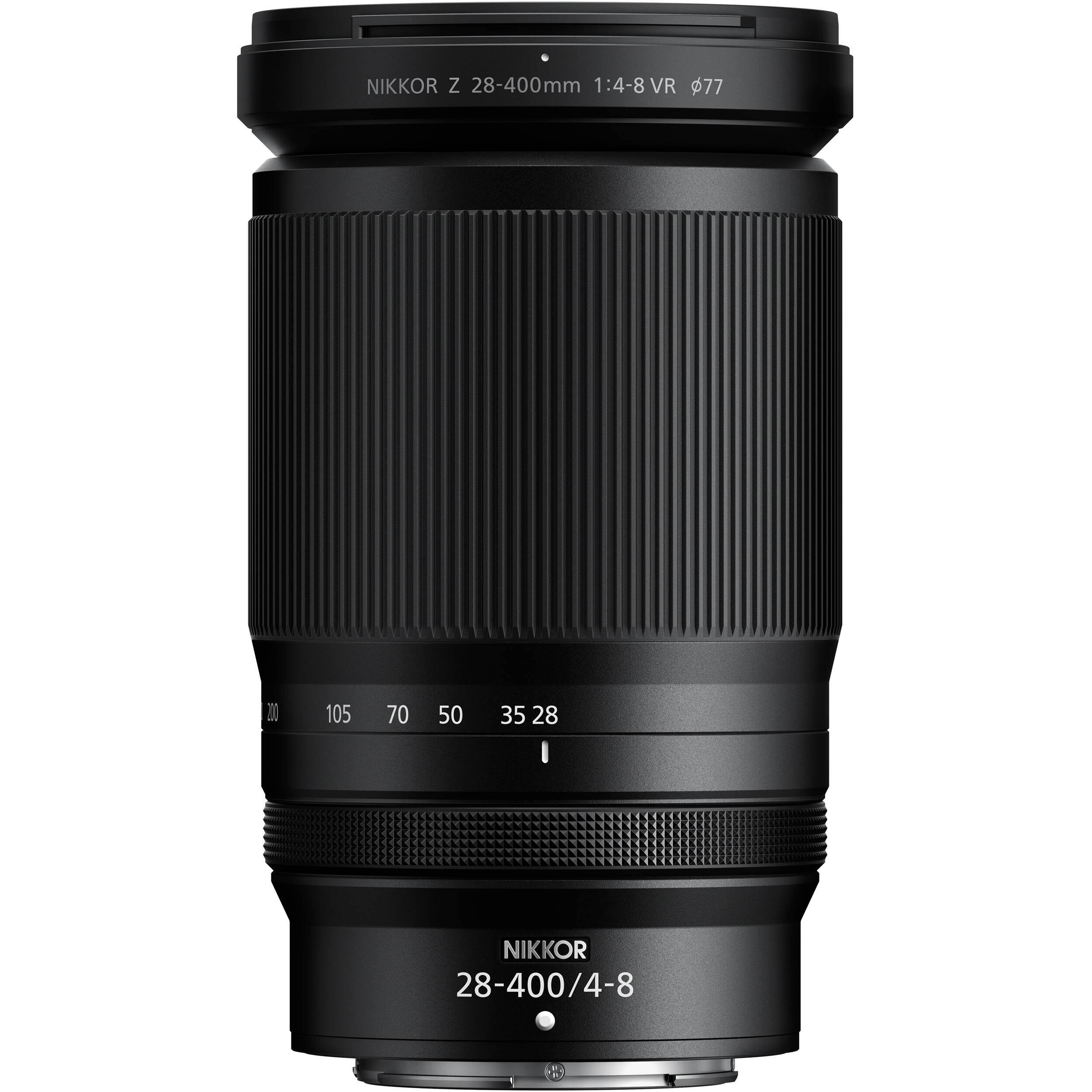 NIKKOR Z 28-400mm 1:4-8 VR 77  
200 105 70 50 35 28  
NIKKOR 28-400/4-8