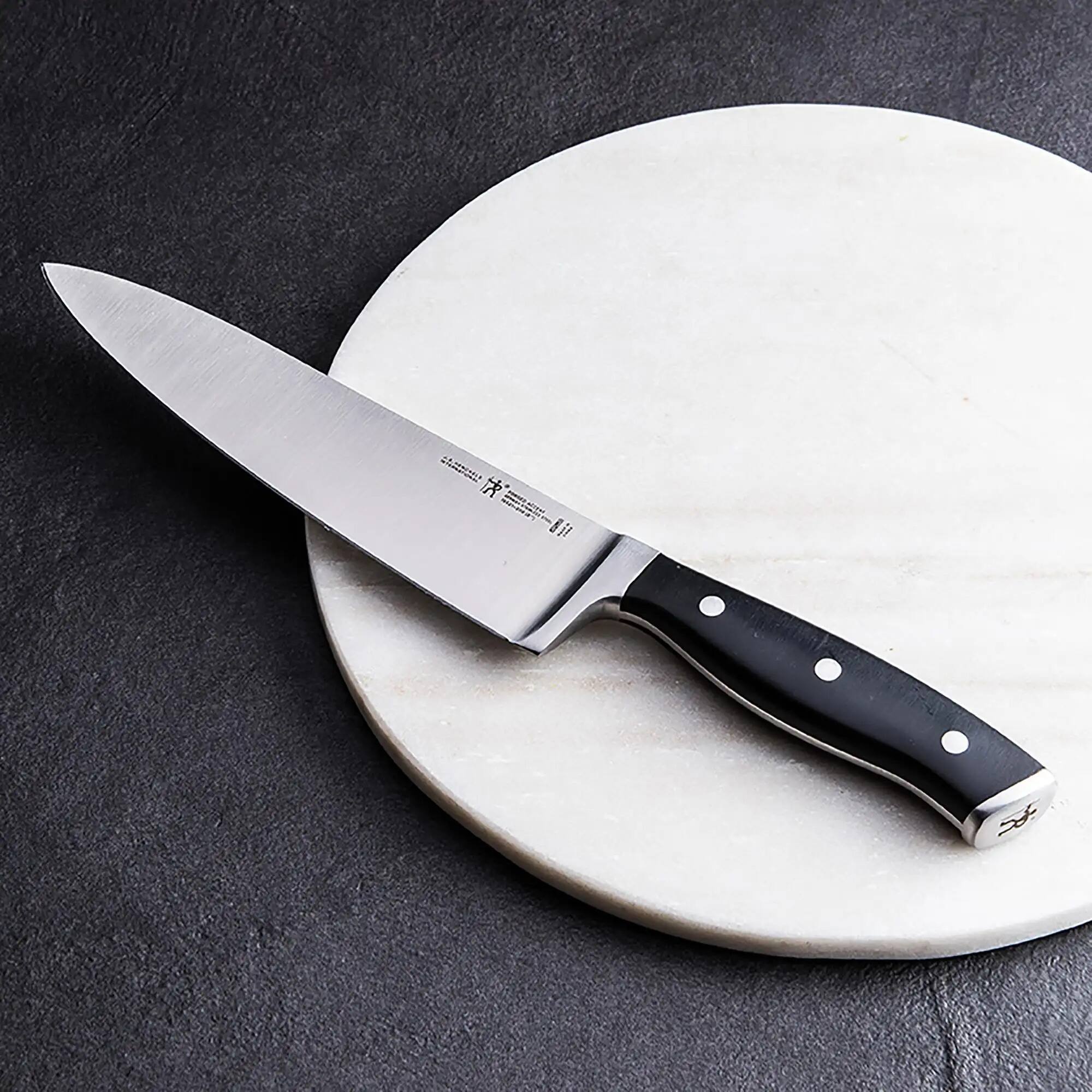 Alt View 4. Henckels - Henckels Forged Accent 8-inch Chef's Knife - Stainless Steel.