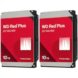 WD - RED PLUS 10TB 512MB CACHE 2-PK