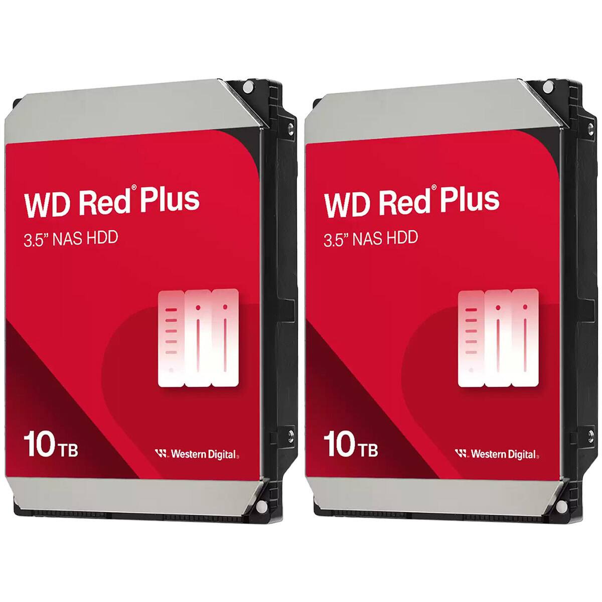 WD - RED PLUS 10TB 512MB CACHE 2-PK