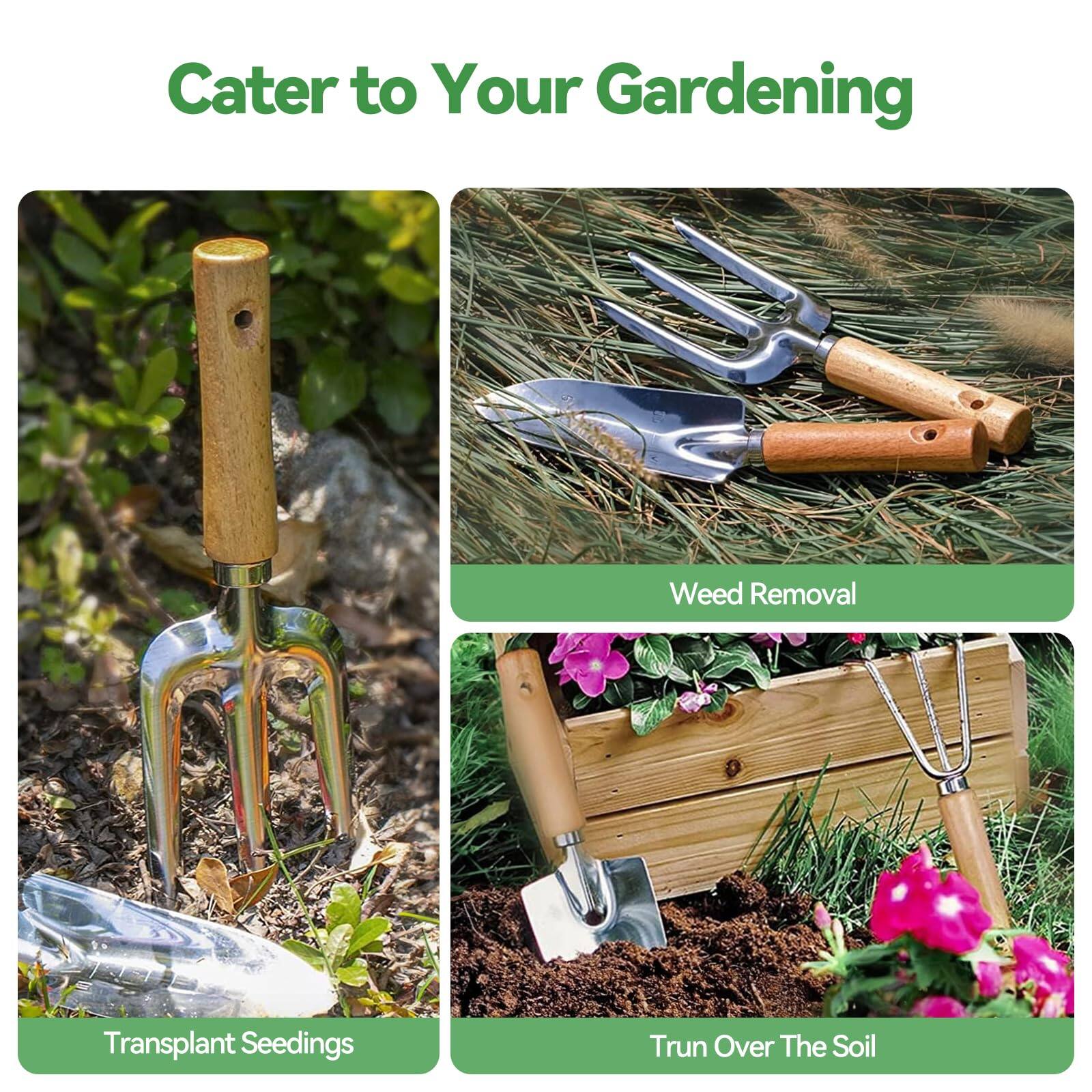 Cater to Your Gardening

- Transplant Seedings
- Weed Removal
- Turn Over The Soil