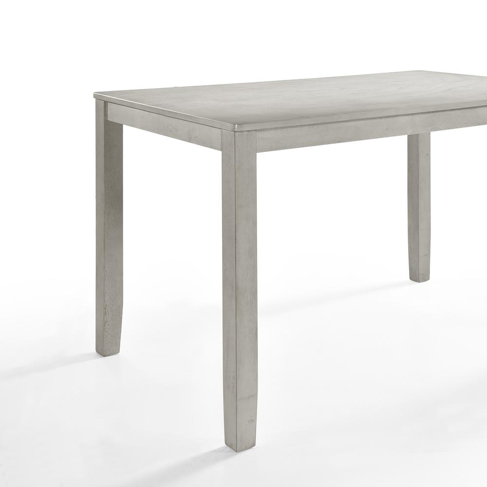 Left. New Classic Furniture - Furniture Pascal 59" Wood Rectangle Counter Table in Driftwood - Driftwood.