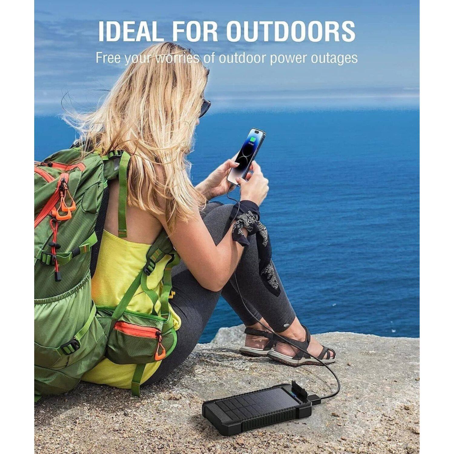 IDEAL FOR OUTDOORS  
Free your worries of outdoor power outages