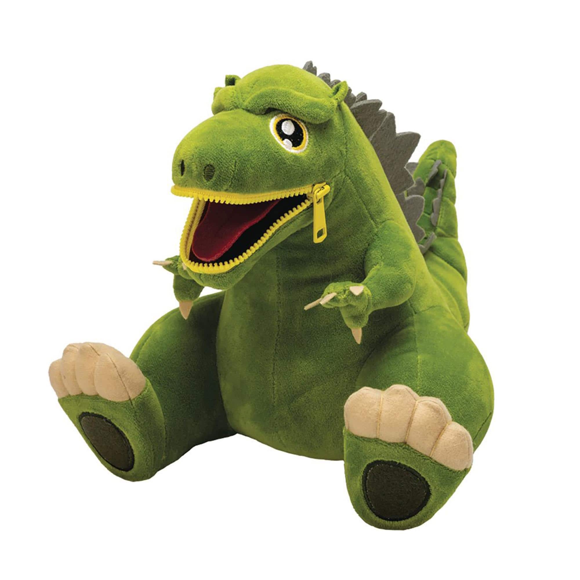 Quantum Mechanix - Godzilla 9 Inch Zippermouth Plush | Godzilla - Green