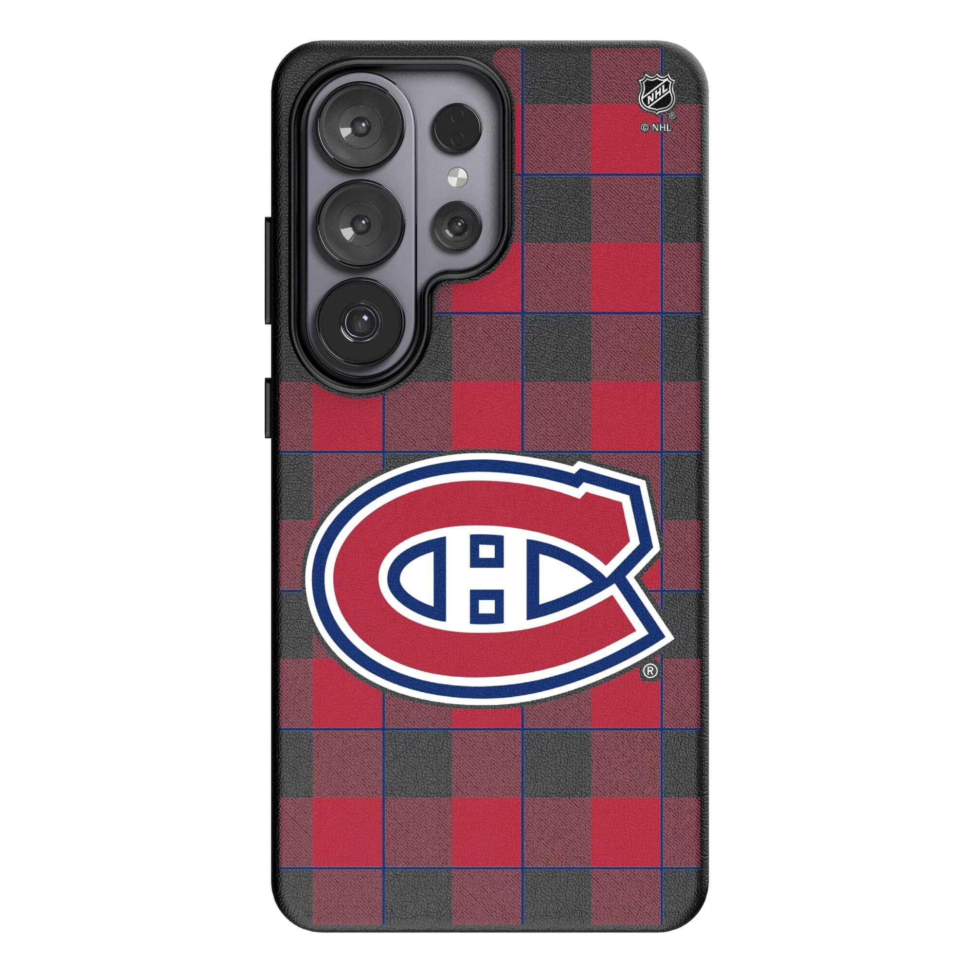 Keyscaper - NHL - Montreal Canadiens Plaid Galaxy Magnetic Bump Case - S26 - Black price history on PriceWatchPro