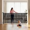 VEVOR - Retractable Baby Gate, Extends to 163.3 inch Extra Wide, 39 inch Tall, with Reinforced Fiberglass Strips