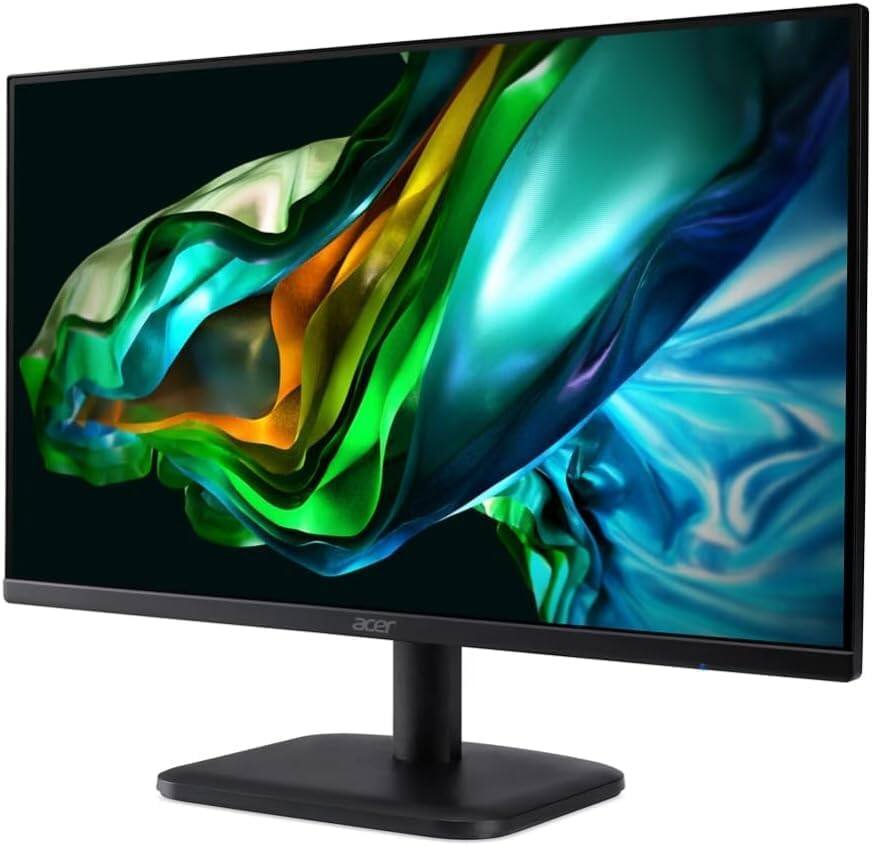 Left. Acer - Acer EK271 EBI 27" FHD IPS Monitor, Anti Glare, AMD FreeSync, Flicker Free, VGA, HDMI & DKZ, Black Color (UM.HE1AA.E01) - Black.