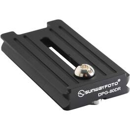 SunwayFoto - DPG-80DR 80mm Dual Arca Dovetail Quick-Release Lensplate