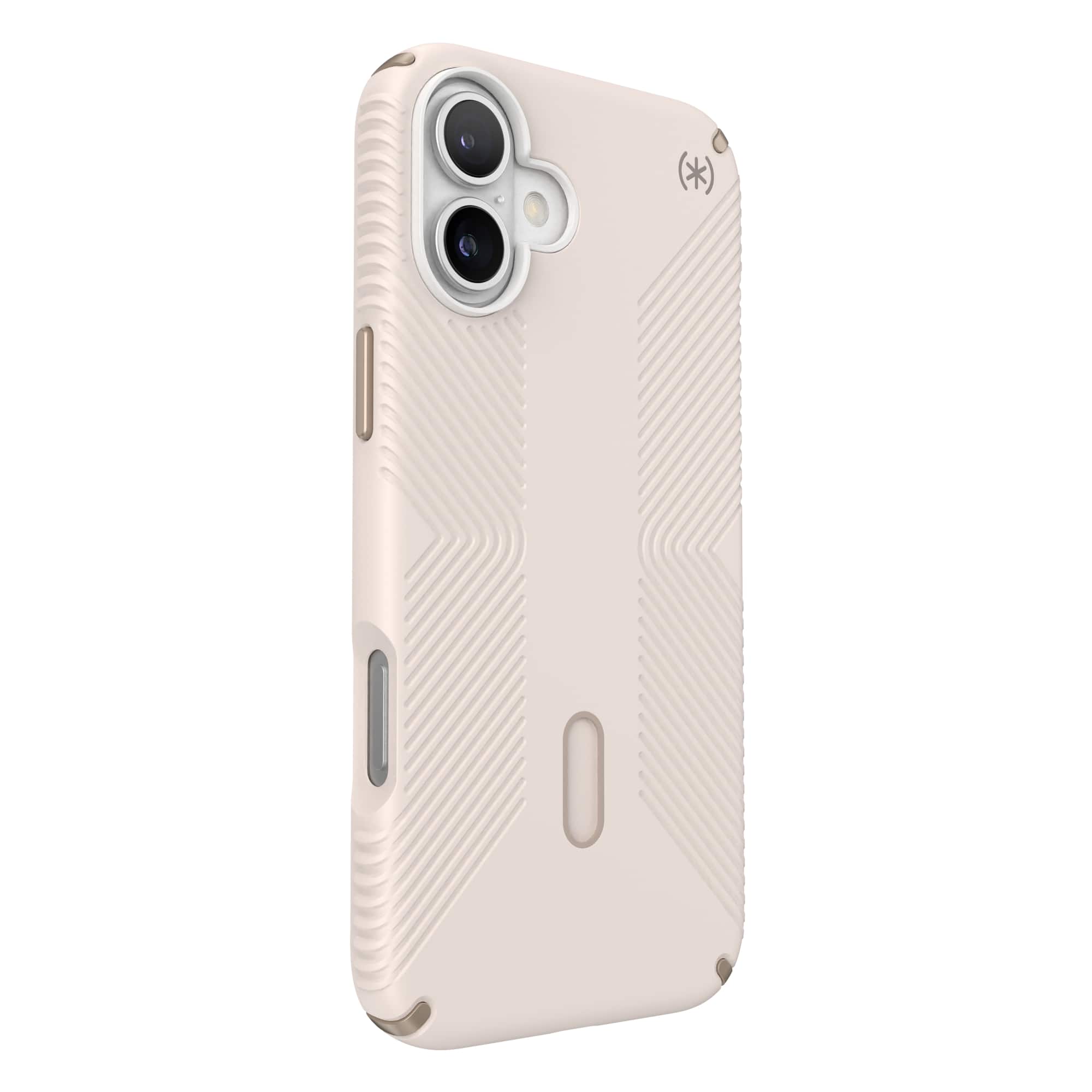 Left. Speck - Presidio2 Grip ClickLock Case with MagSafe for Apple iPhone 16 Plus - Bleached Bone.