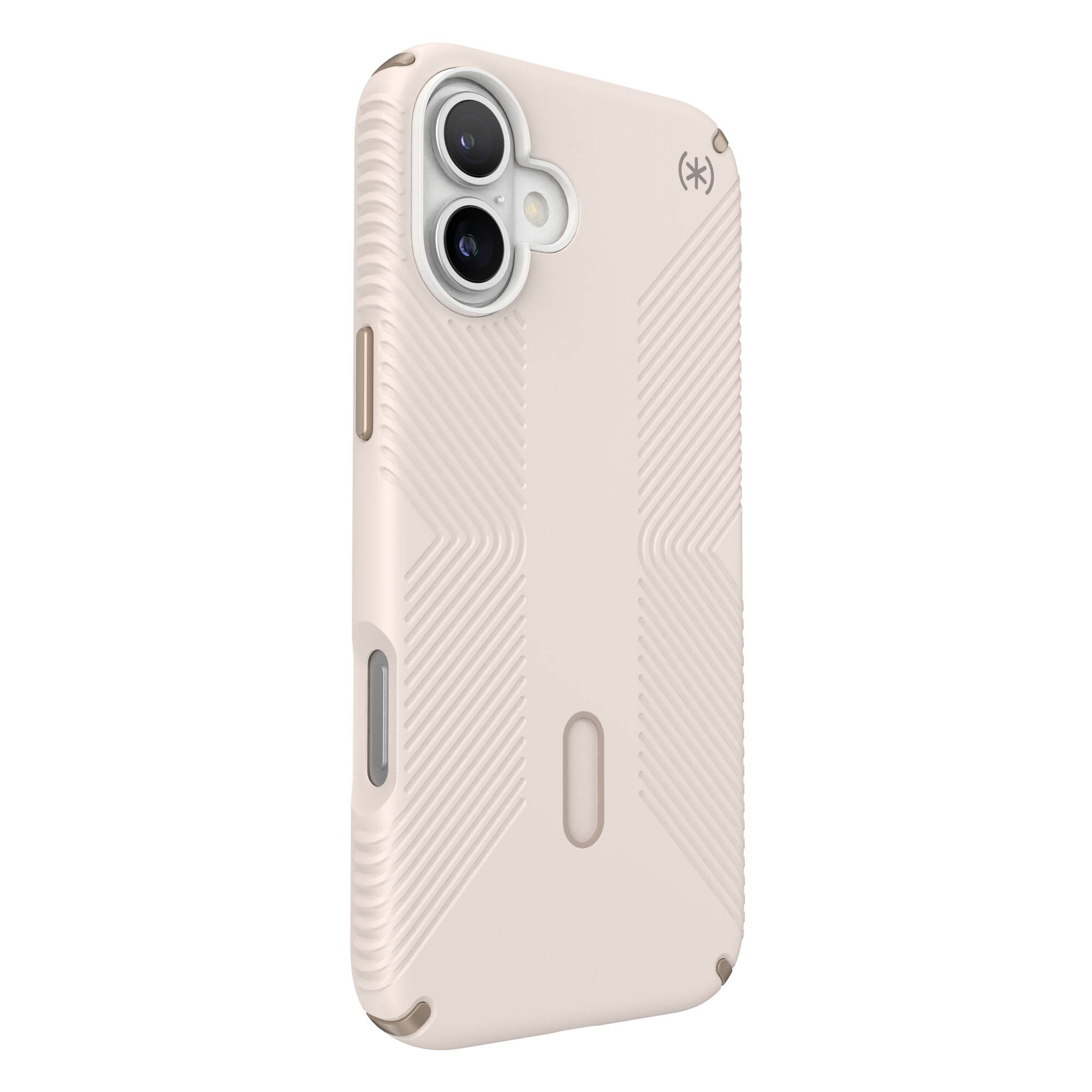 Left. Speck - Presidio2 Grip ClickLock Case with MagSafe for Apple iPhone 16 Plus - Bleached Bone.