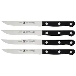 ZWILLING - TWIN Gourmet Steak Knives Set of 4 - Stainless Steel
