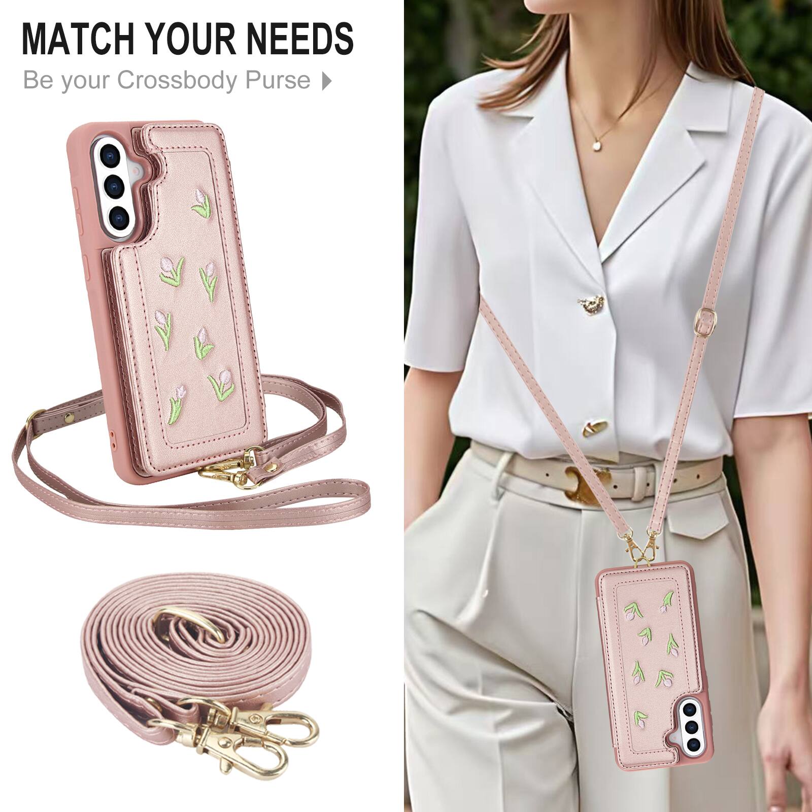 MATCH YOUR NEEDS  
Be your Crossbody Purse