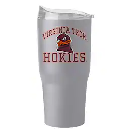 Logo Brands - Virginia Tech Hokies 30oz. Stone Powder Coat Tumbler - Multicolor