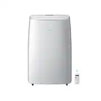 LG - 10,000 BTU Smart Portable Air Conditioner - White - Front_Zoom