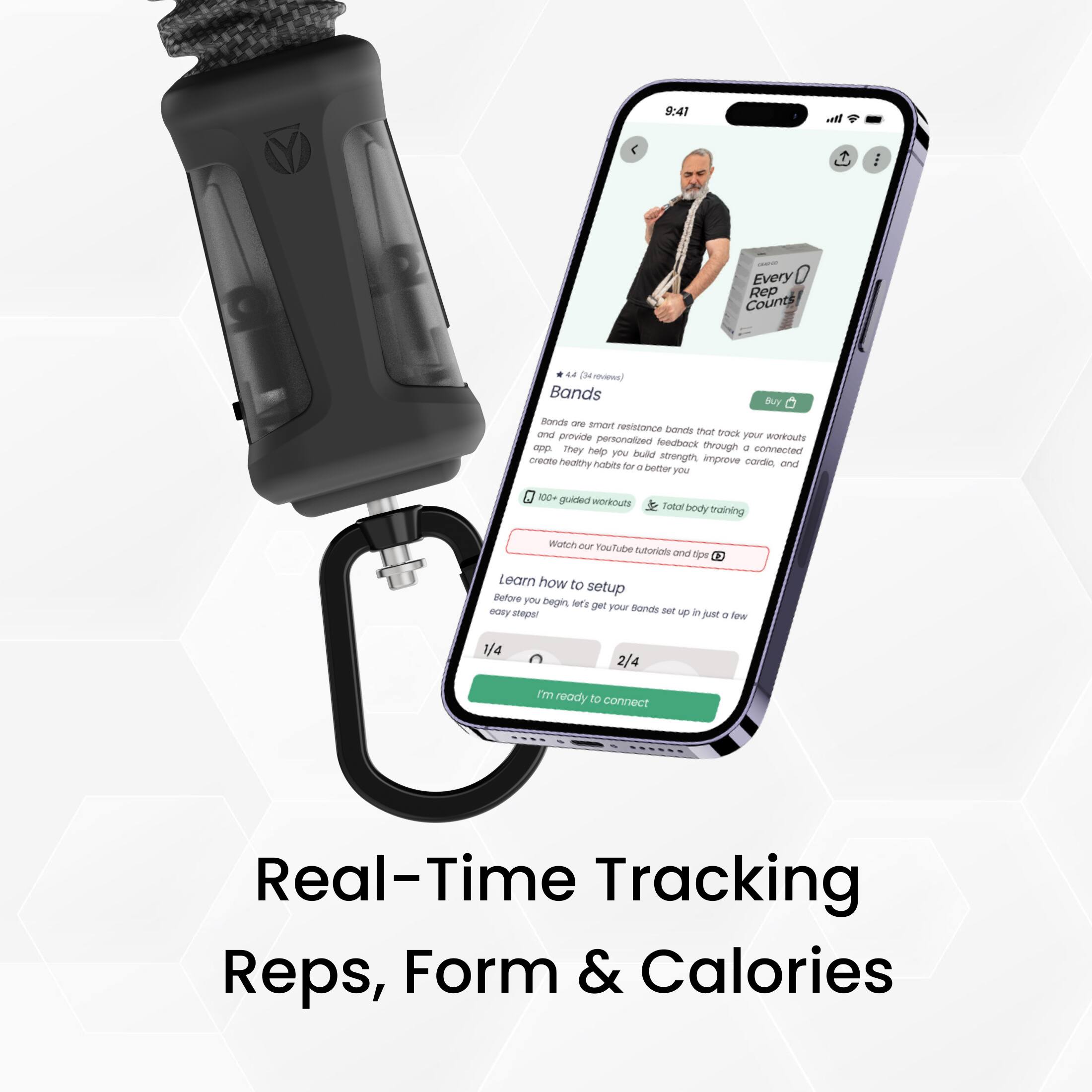 Every Rep Counts

Bands By Bands - STNT resistance bands that provide personalized feedback. They help you build strength, improve cardio, and create healthy habits for a better you. 100+ guided workouts, total body training. Watch our YouTube tutorials and learn how to setup before you begin. Get your Bands net body step in a few 1/4 2/4. I'm ready to connect.

Real-Time Tracking Reps, Form & Calories

Bands
4.4 (3k reviews)

Bands are one smart resistance bands that track your workouts and provide personalized feedback. They help you build strength, improve cardio, and create healthy habits for a better you. 100+ guided workouts, total body training.

Learn how to setup
Before you begin, let's get your Bands set up. It's just a few easy steps!

1/4 2/4

I'm ready to connect