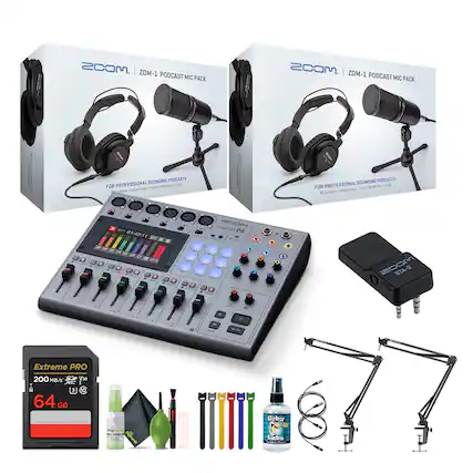 200M. ZDM-1 PODCAST MIC PACK
FOR PROFESSIONAL SOUNDING PODCASTS
Microphone | Headphones | Tripod | Windscreen (Case)
Extreme PRO
200 MB/s V30
64 GB
Coby - LLBAN Laba
Galaxy Labs
DEGREASE