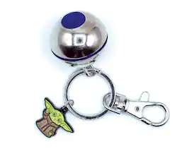 SalesOne LLC - Star Wars: The Mandalorian Razor Crest 3D Shifter Knob with Grogu Keychain - Silver