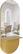 Alt View 5. Winado - Professional Salon Oval Wall Mount Mirror with Removable Shelf, Tempered Glass Salon Makeup Mirror for Barbershop Beauty - Gold.