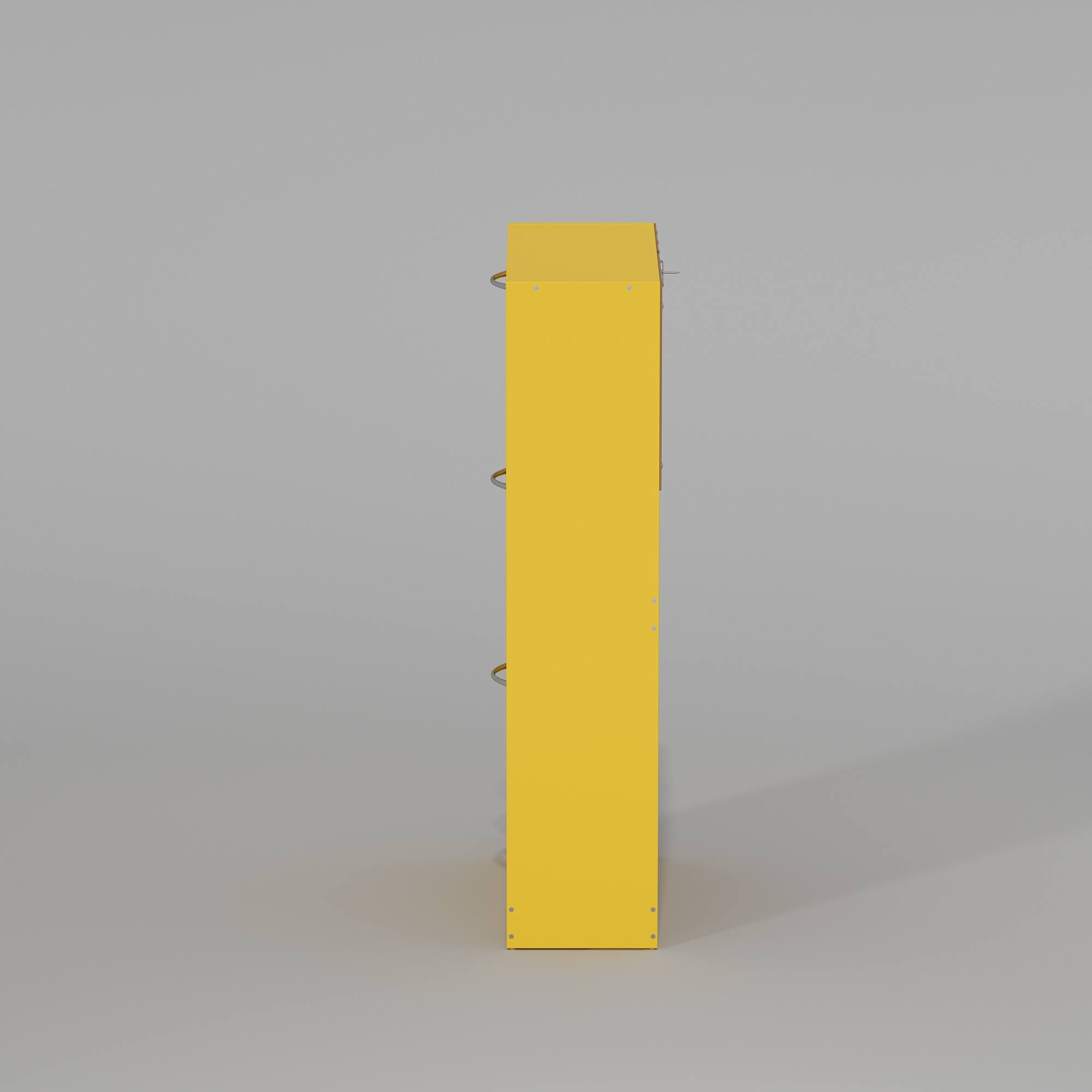 Left. Famapy - Famapy Space - Saving Rustic Shoe Cabinet 3 Flip Drawers Adjustable Shelves to Tame Clutter & Enhance Entryway Style - Yellow.