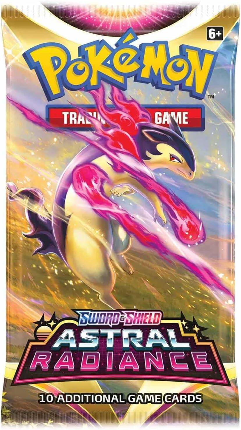 6+ Pokémon Trading Game  
Sword & Shield Astral Radiance  
10 Additional Game Cards