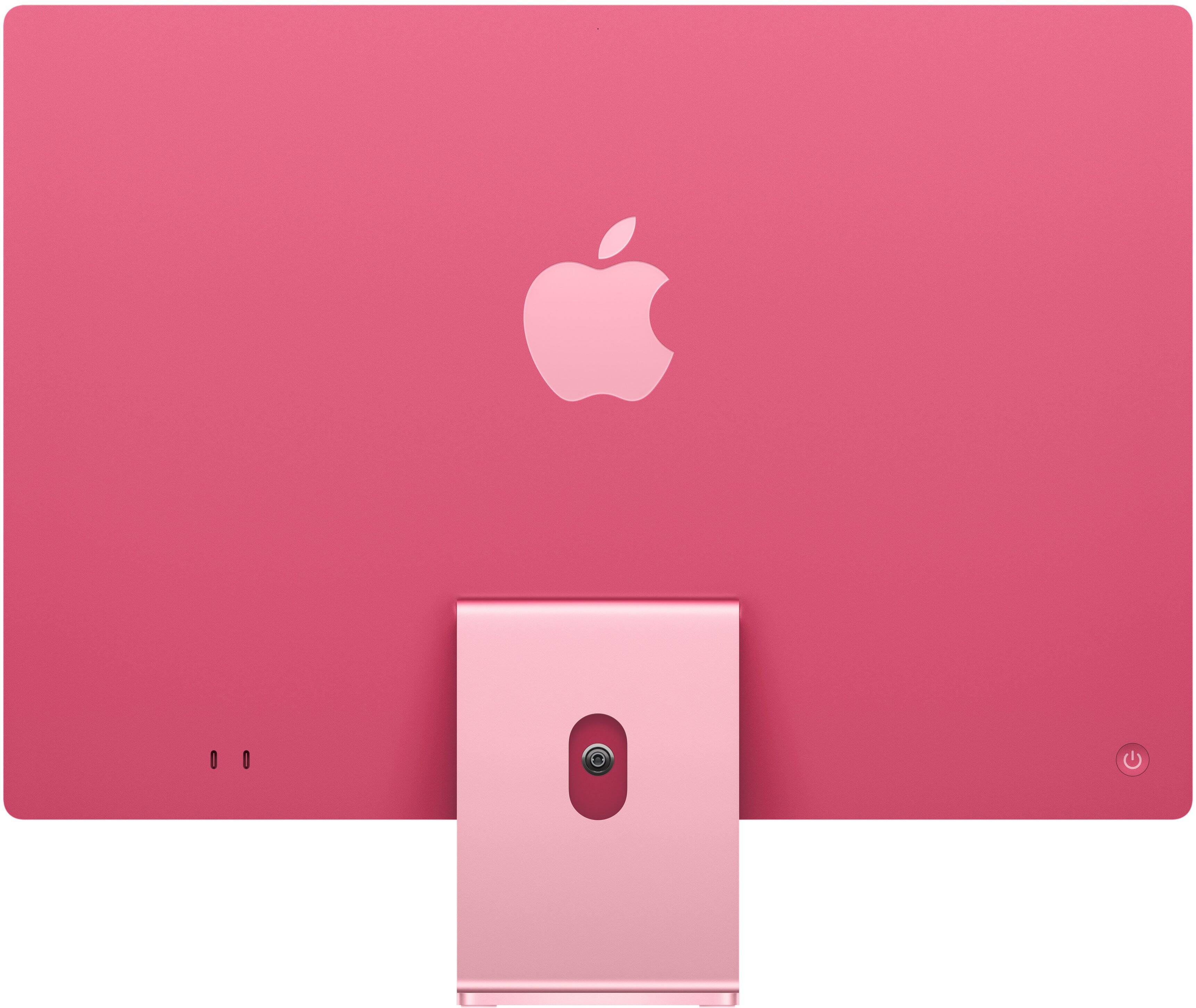 Alt View 1. Apple - iMac 24-inch All-in-One - M6 chip - 10 Core CPU - 10 Core GPU - Standard Glass - 16GB Memory - 256GB SSD - Pink.