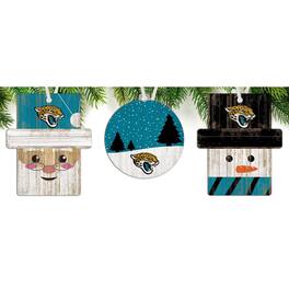 Fan Creations - 3-Pack Ornament Set - Multicolor