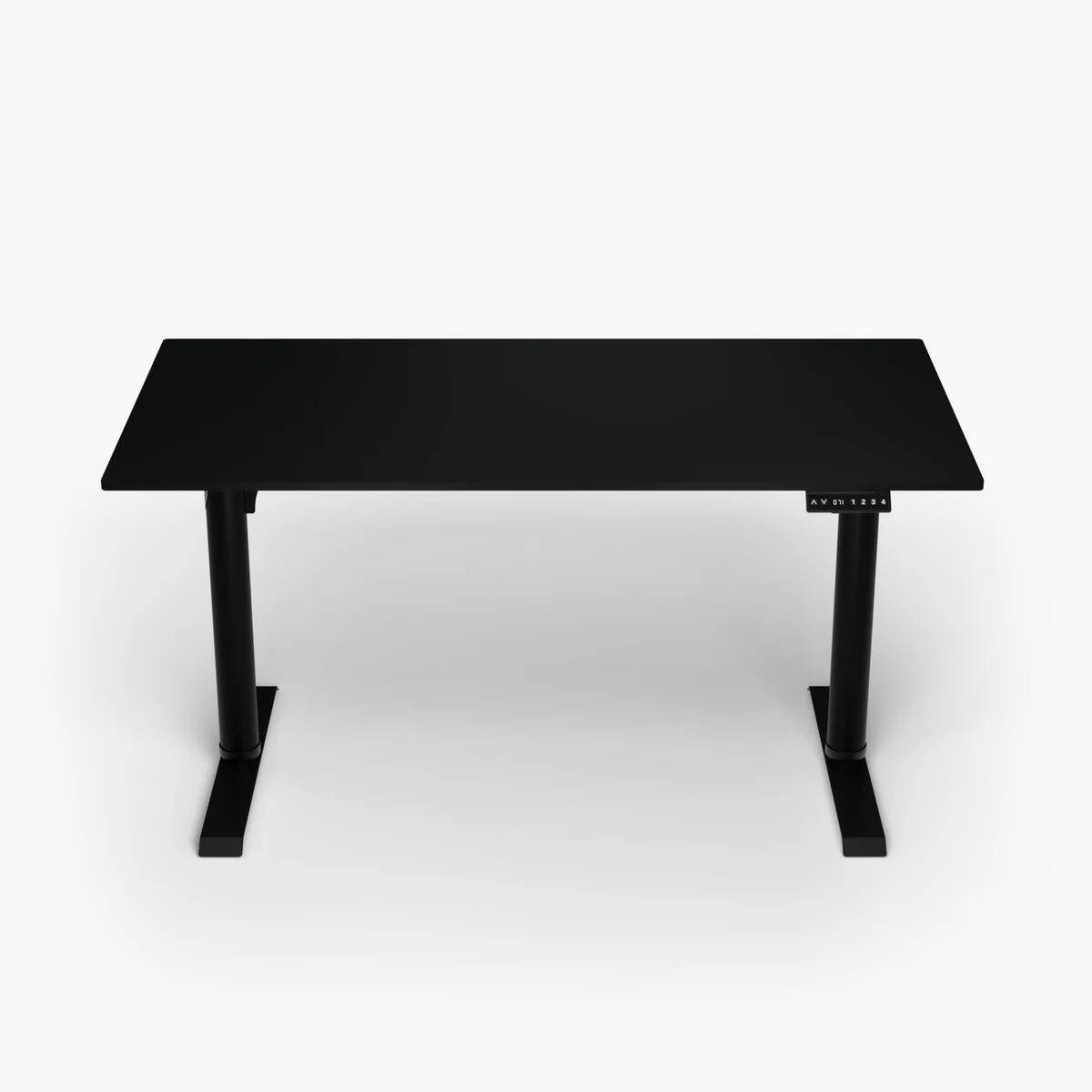 Left. Arozzi - Arozzi Arena Electric Standing Desk - Black - Black.
