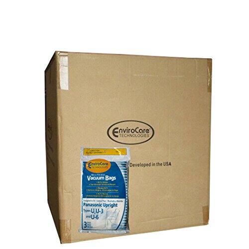 EnviroCare TECHNOLOGIES  
EnviroCore ROSOLDES  
Developed in the USA  
Vacuum Bags  
Panasonic Upright Types U.U-3 and U-6  
3
