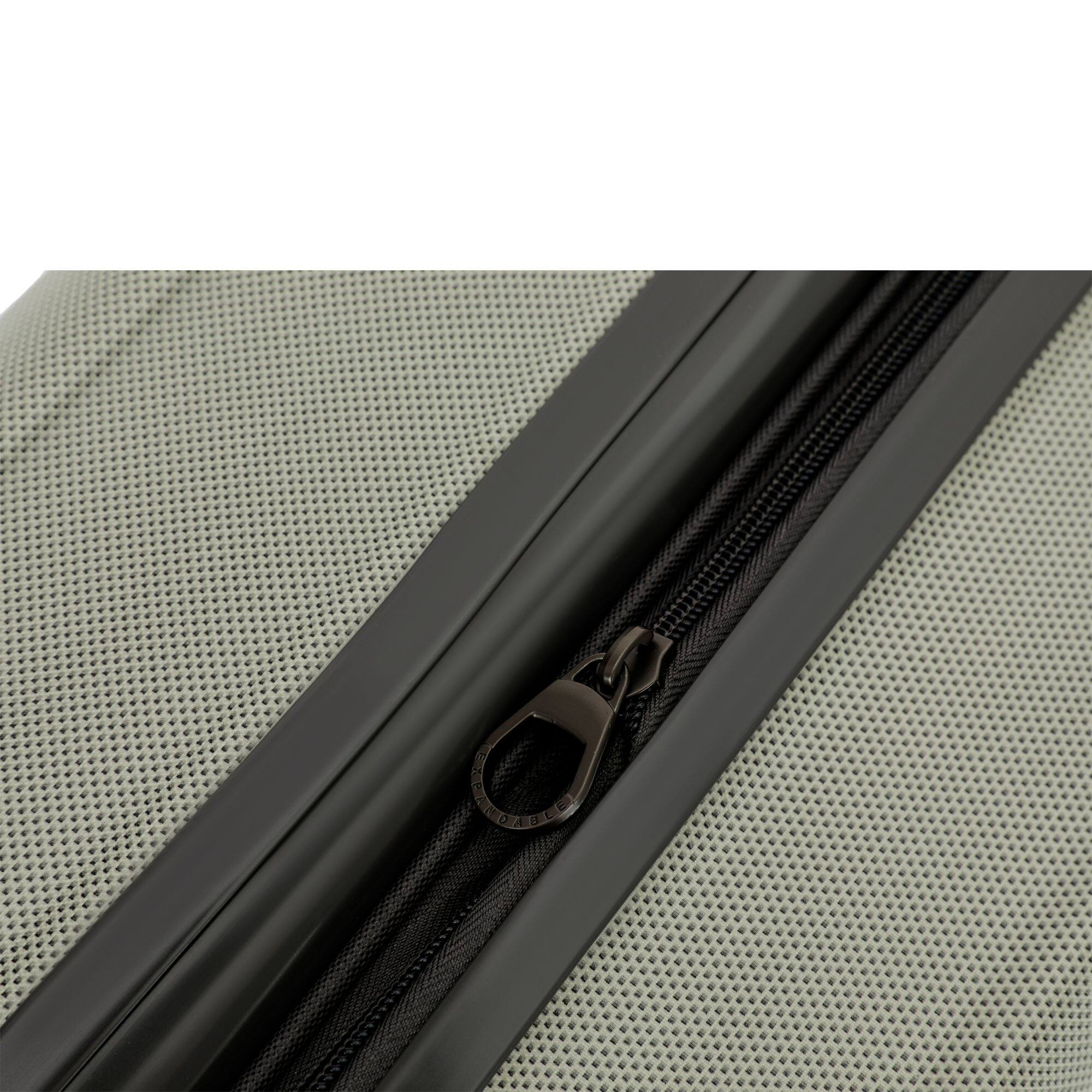 Alt View 5. Spyder - Spyder Rails 25 Inch Expandable Hardside Upright Suitcase with 360 Spinner Wheels, TSA Approved Lock - Moss Grey.