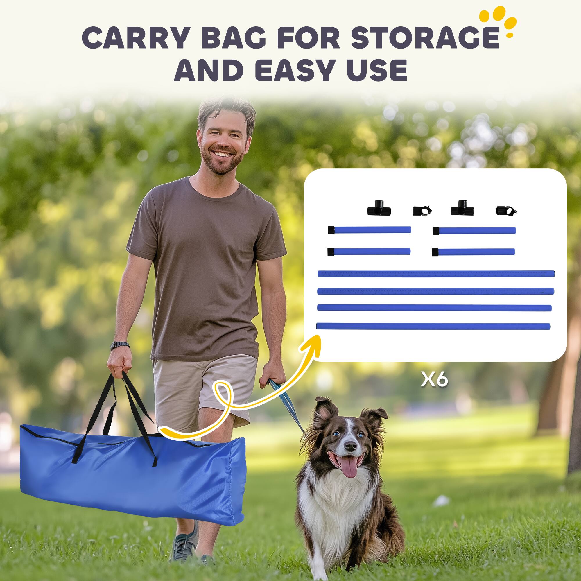 CARRY BAG FOR STORAGE AND EASY USE

X6