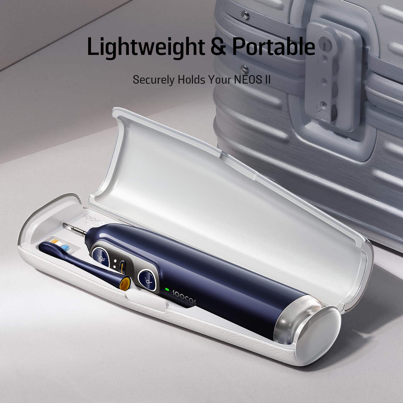 Lightweight & Portable
Securely Holds Your NEOS II