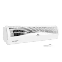 Vornado - TRANSOM Window Fan with Reversible Exhaust, Remote Control - Ice White - Front_Zoom