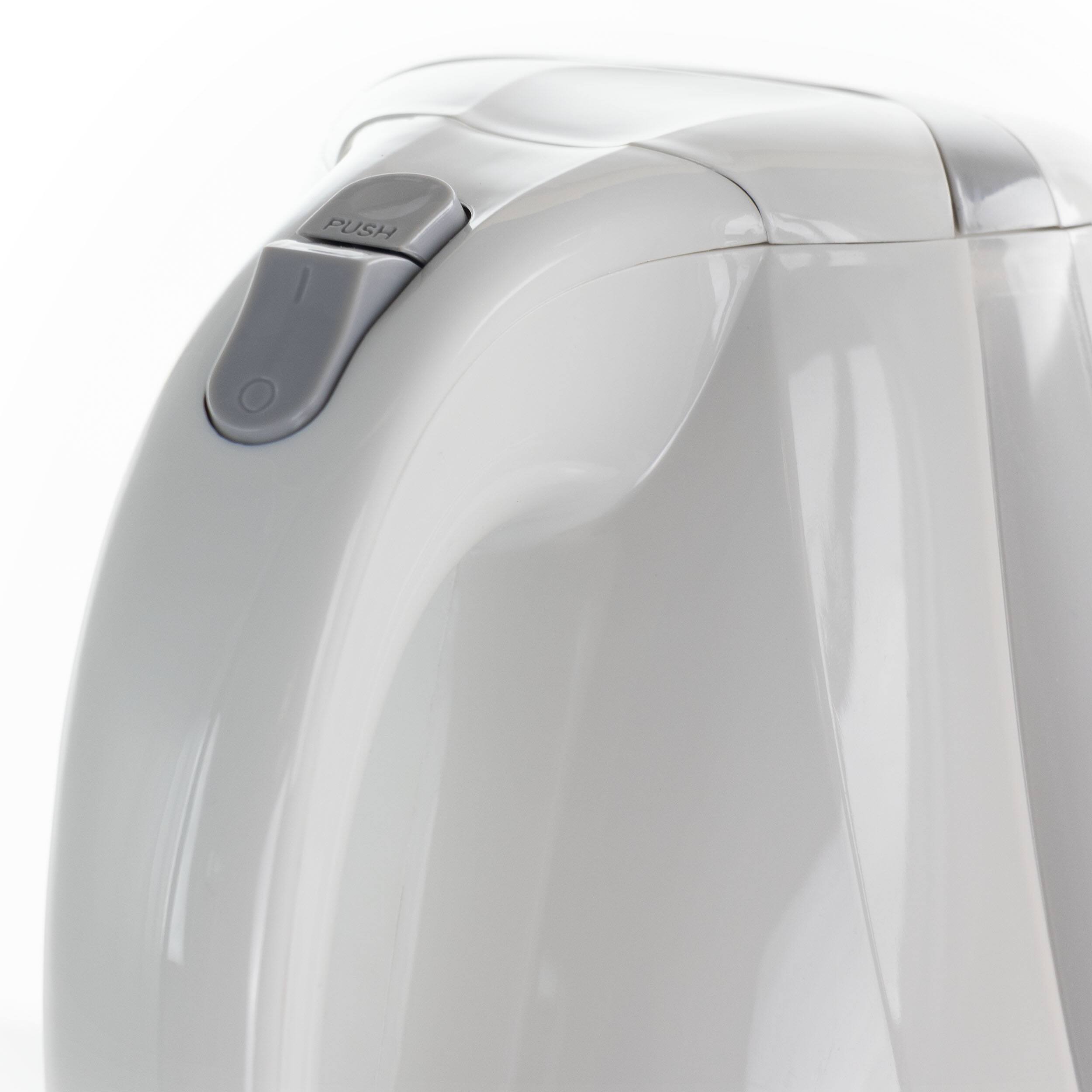Alt View 3. MegaChef - MegaChef 1.7Lt. Plastic Electric Tea Kettle- White - White.