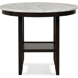New Classic Furniture - Furniture Celeste Round Wood Counter Table - Espresso