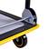 Alt View 16. Costway - 330lbs Folding Platform Cart Dolly Push Hand Truck Moving Warehouse Foldable - Grey/Yellow.