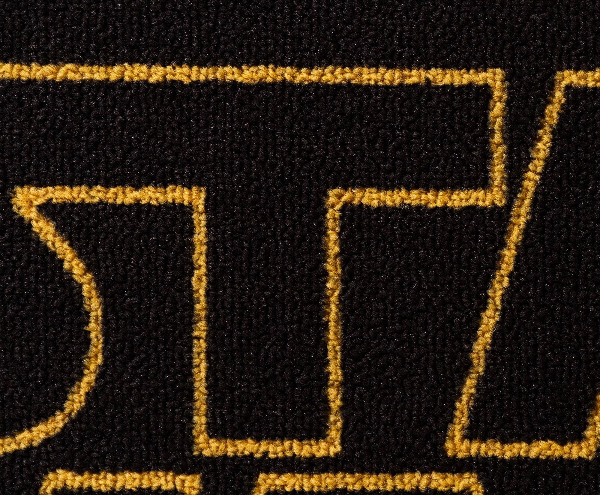 Alt View 1. Ukonic - Star Wars: The Empire Strikes Back Title Crawl Printed Area Rug | 27 x 77 Inches - Black.